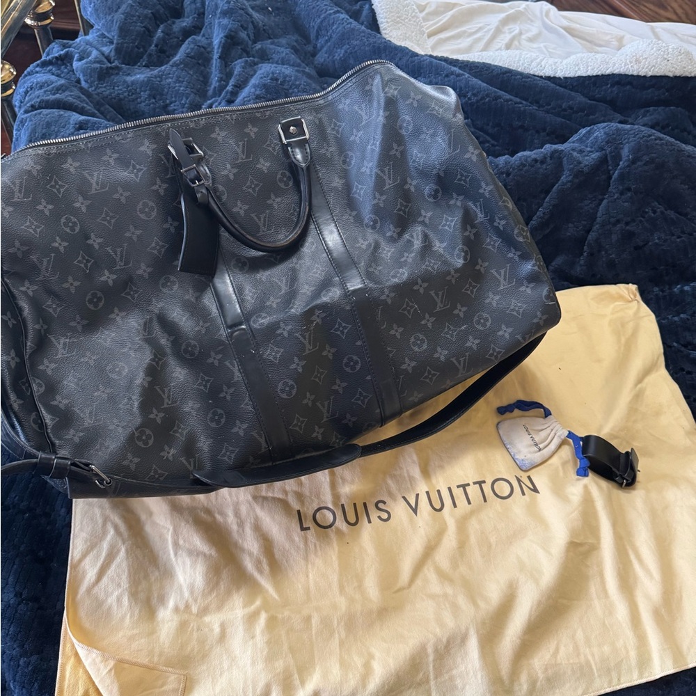 Louis Vuitton Monogram Eclipse Keepall 55